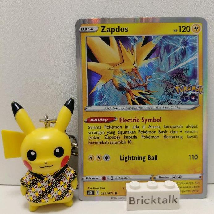 Zapdos S10B 029/071TCG Pokemon Go Kartu Pokemon TCG Trading Card Game Indonesia Original