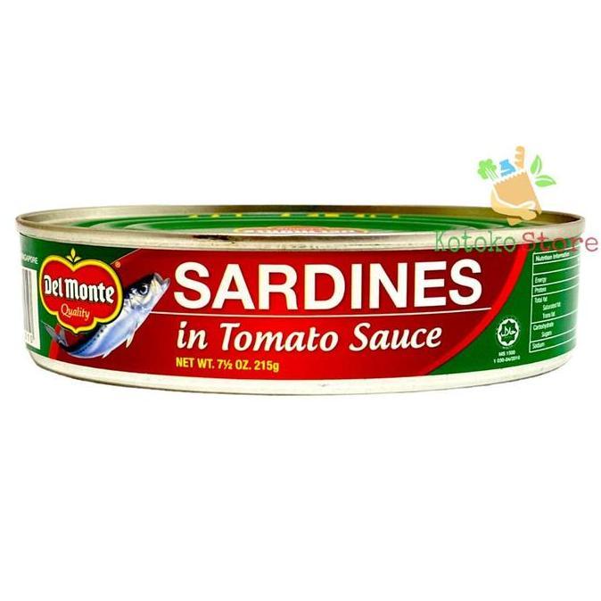 Sarden Delmonte / Delmonte Sarden Kaleng / Sarden Kaleng 215gr