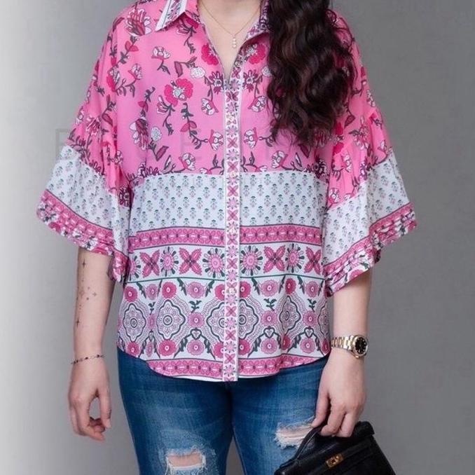 KEKINIAN Atasan Wanita / Kemeja wanita outfit Korean Style KEKINIAN