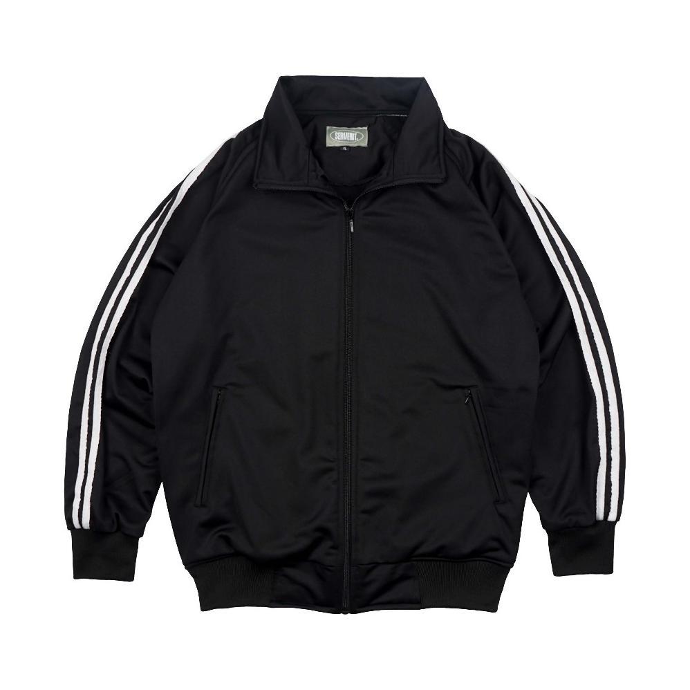 ORIGINAL SERVENT - JUMBO Jacket Tracktop Pria | Sport Jacket Running Hitam 2026