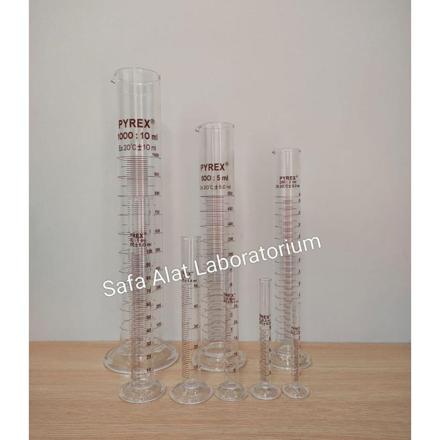 Gelas Ukur Pyrex 1000Ml Gelas Takar 500Ml Measuring Cylinder Pyrex