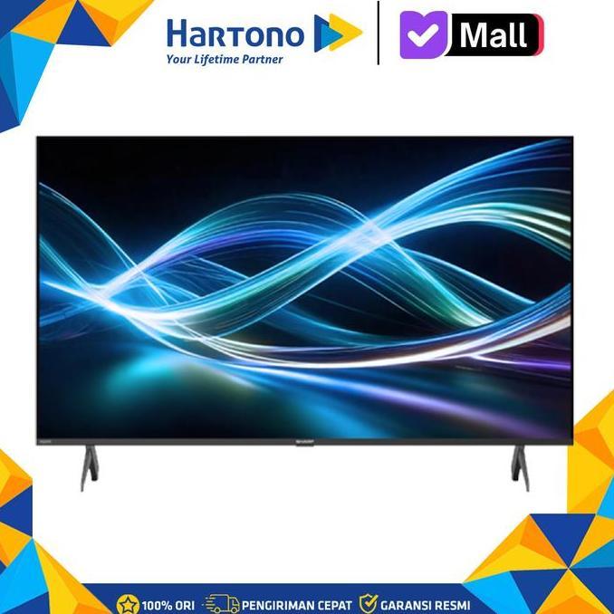 Sharp 50 Inch AQUOS 4K Frameless Smart Google TV 4T-C50HJ6000I
