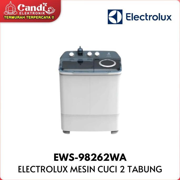 ELECTROLUX MESIN CUCI EWS-98262WA 8 KG TWIN TUB 2 TABUNG EWS-98262WA