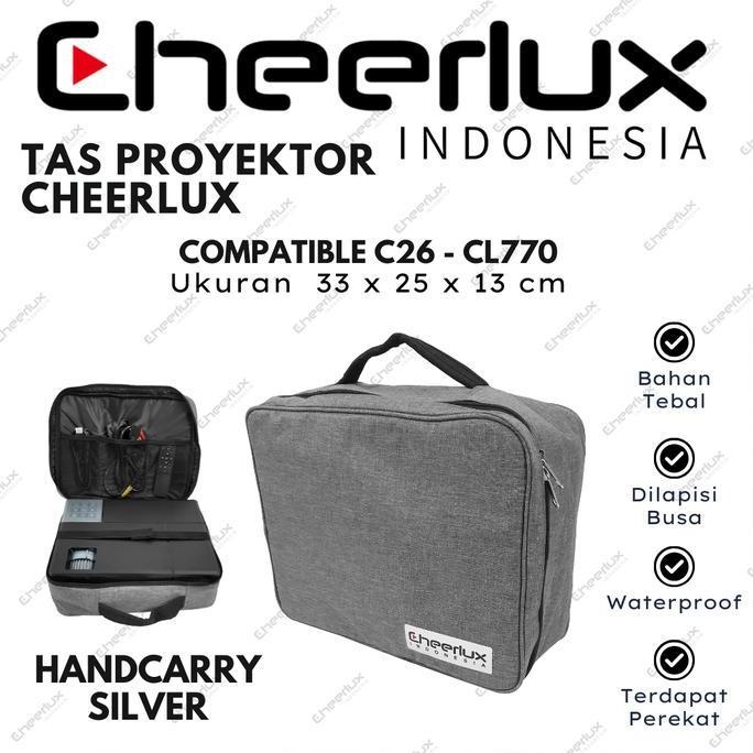 Lansungkirim- Tas Proyektor Cheerlux Cl770 Terproof | Cheerlux Indonesia Tas Projector Cl770