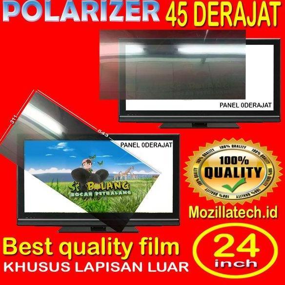 Lansungkirim- Polarizer Lcd 24 - 45 Derajat Polaris - Polarizer Tv Lcd 24 Inch 45"