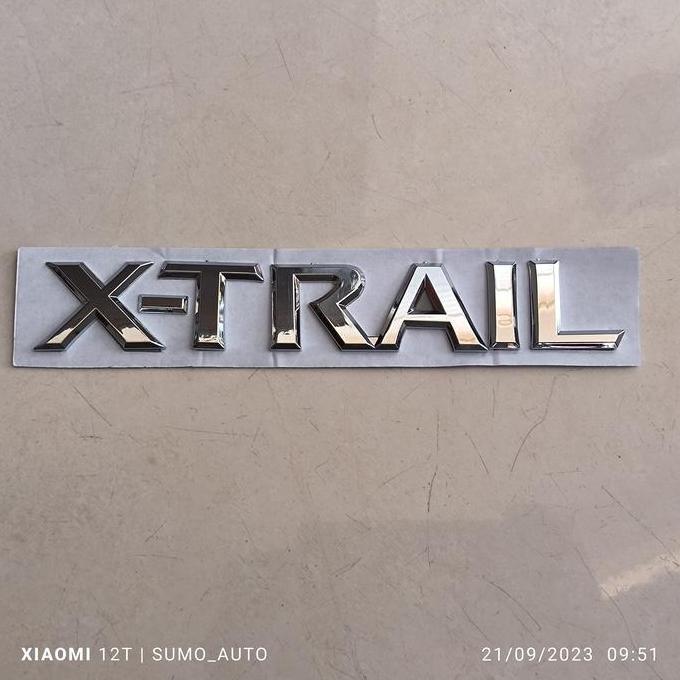 EMBLEM TULISAN XTRAIL NISSAN XTRAIL T30 DAN T31 EMBLEM X-TRAIL PREMIUM