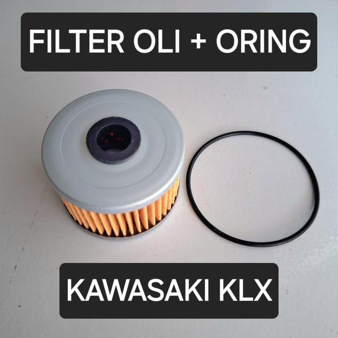 FILTER OLI + ORING KAWASAKI KLX FILTER OLI BONUS ORING KAWASAKI KLX BERGARANSI