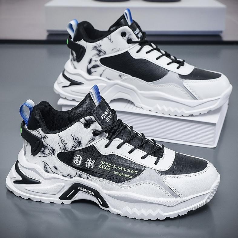Sepatu kets pria terbaru fashion sepatu pria berkualitas tinggi sepatu pria hitam