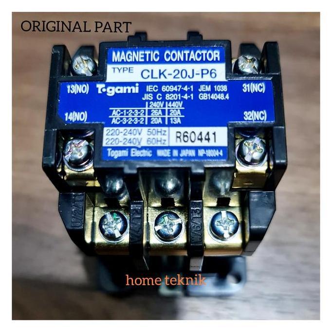 Magnetic Contaktor Clk - 20J - P6 Contaktor Ac Casset Daikin Original