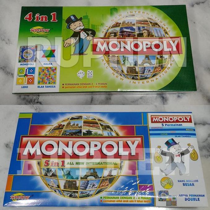 Monopoly International 5in1 Monopoli Internasional 5 in 1