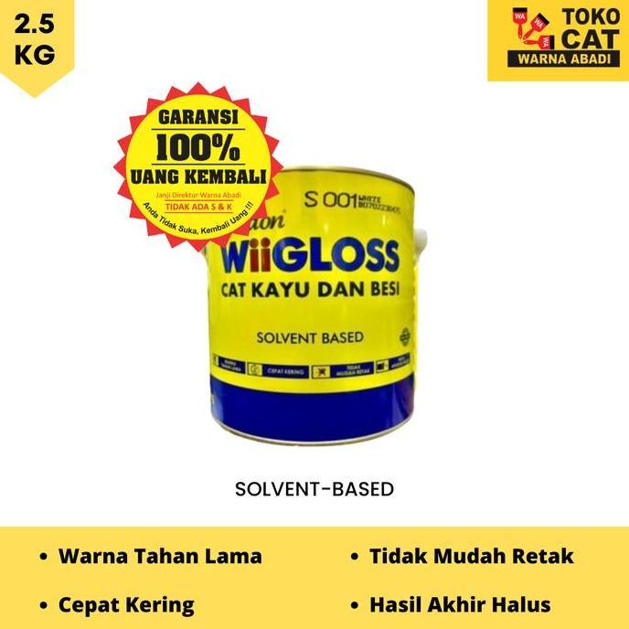 Cat Kayu Besi Wiigloss 2.5 kg