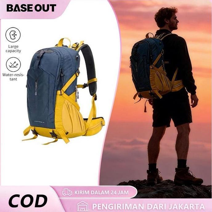 NEW BASEOUT RANSEL HIKING DAN PENDAKIAN GUNUNG RINGAN PROFESIONAL 40L TERBARU DENGAN KAPASITAS BESAR