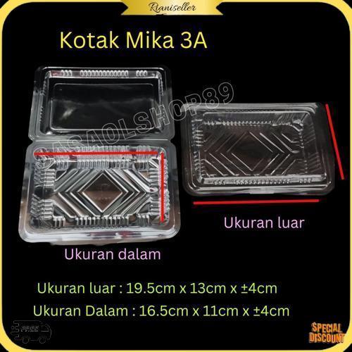 Mika Plastik Kue 3A Tebal  /Mika Tempat Bolu/Mika Kue Grade A