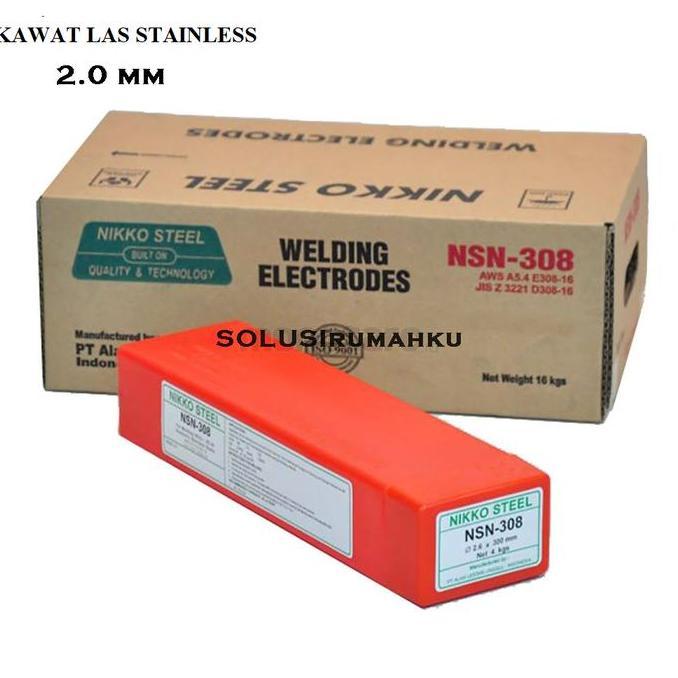 Murah Per Kilo Kawat Las Stainless 2.0 Nikko Steel Nsn 308 Elektroda 2.0