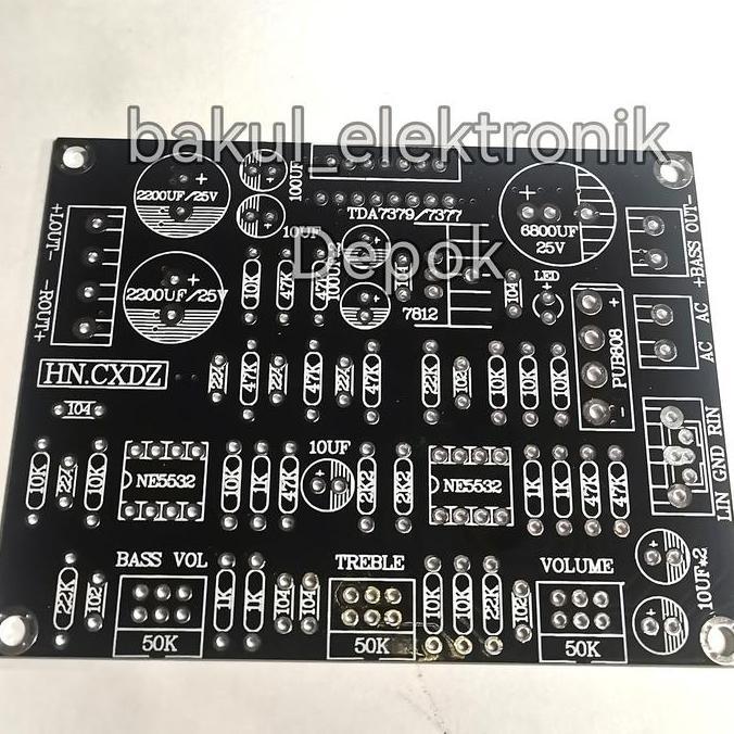 PCB AMPLIFIER 2.1 TDA7379 Tda7377 stereo +sub woffer single suply