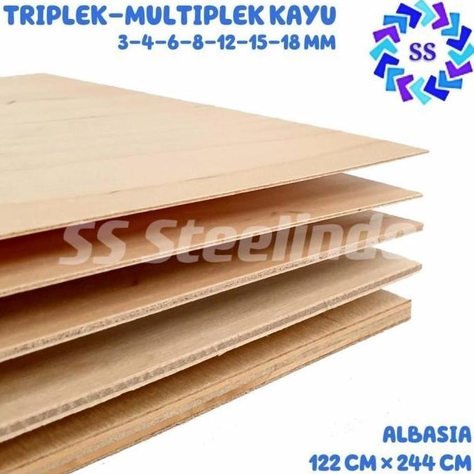 Edificio- Triplek / Multiplek 3Mm 4Mm 6Mm 8Mm 12Mm 15Mm 18Mm Dan Melamine