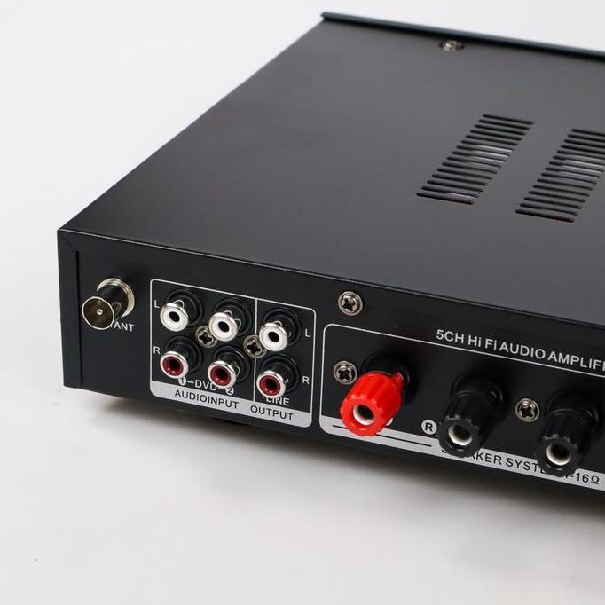 Sunbuck Audio Amplifier Bluetooth DAC Home Stereo 5 Channel - DAC Home Stereo Amplifier - AV-298BT d