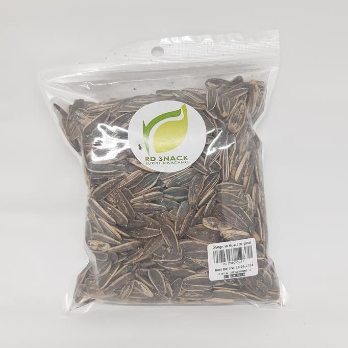 Kuaci Biji Bunga Matahari 250GRAM - Sunflower Seed - kwaci matang curah kaya kuaci R3bo Original