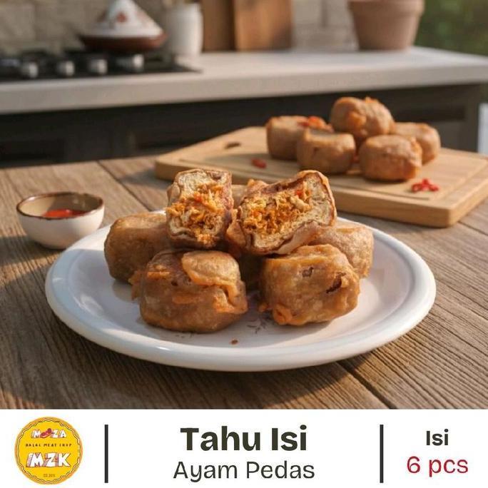 Tahu Isi Ayam Suwir Pedas Mozakitchen