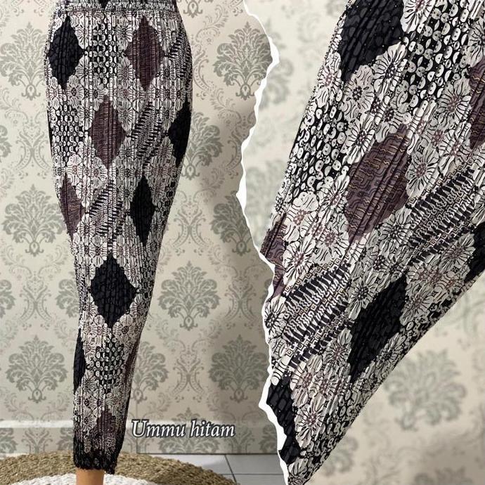 DN1 >> Rok plisket batik jumbo all size motif aurel / Rok batik setelan kebaya