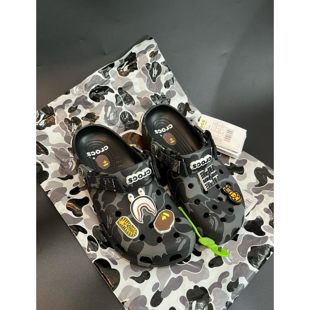 NEW DEALS SANDAL CROCS X BAPE CLASSIC CLOG / CROCS X BAPE CLOG UNISEX / SANDAL PRIA WANITA CROCS X B