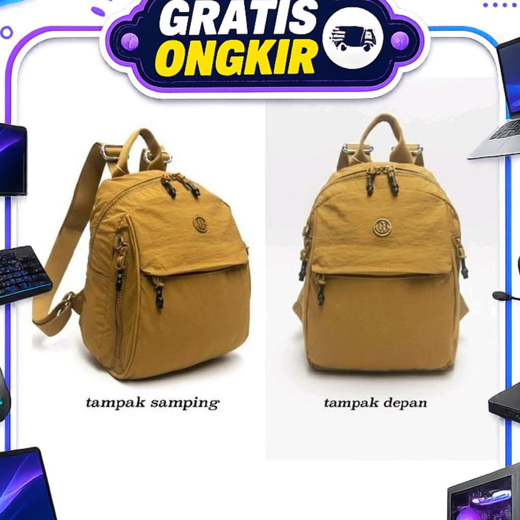 Tas Ransel Wanita Chibao 6538 Original Kanvas Waterproof Mini Backpack