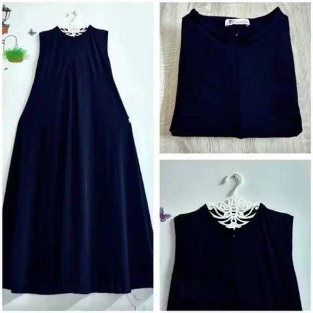 Promo  Hidayatolsop Inner Yukensi (Kutung) Bahan Jersey/ Gamis Jersey Manset/Gamis Jumbo Ld 120 Cm