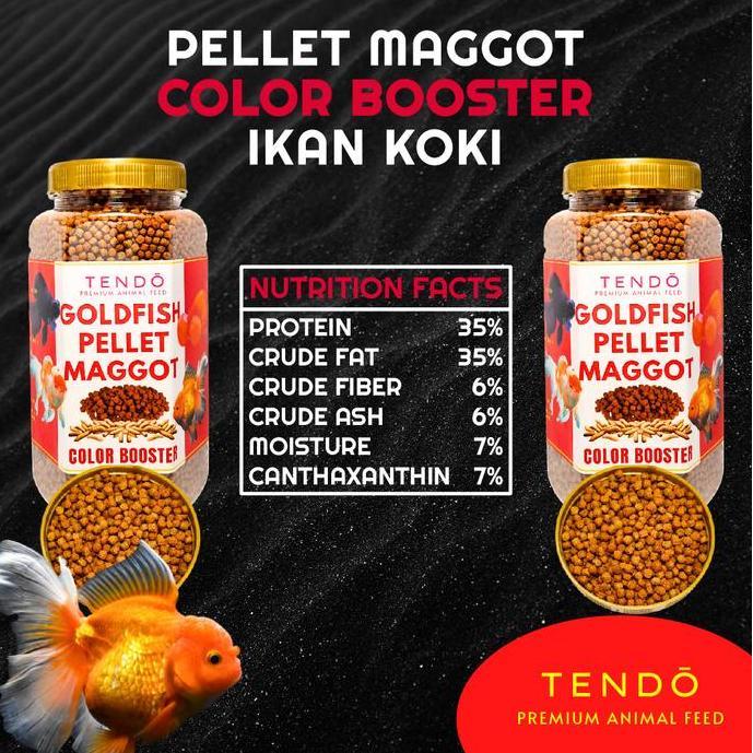 Fisch- Pelet Pakan Makanan Ikan Mas Koki Jumbo Ranchu Color & Growth Booster
