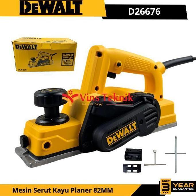 Promo Dewalt D26676 Mesin Serut Kayu Planer Ketam Planner 82Mm D26676