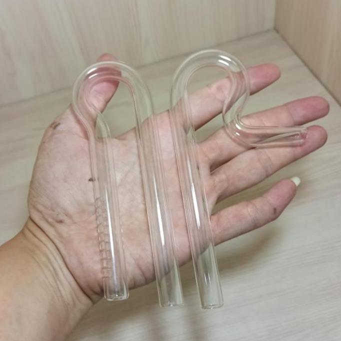 Fisch- Mini Glass Lily Pipe Mini Lily Pipe Aquarium Aquascape Bukan Skimmer Stainless