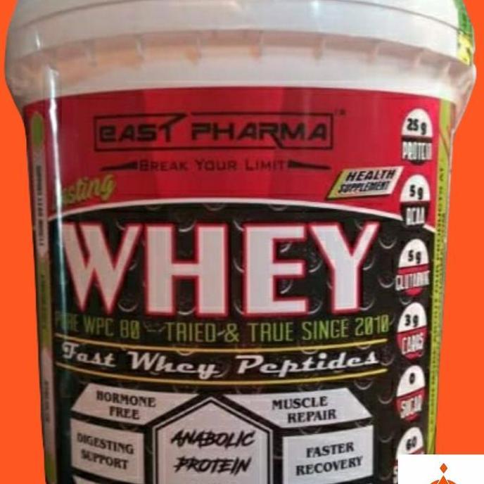 Whey Protein Concentrate East Pharma 5Lbs 3Kg Original Import