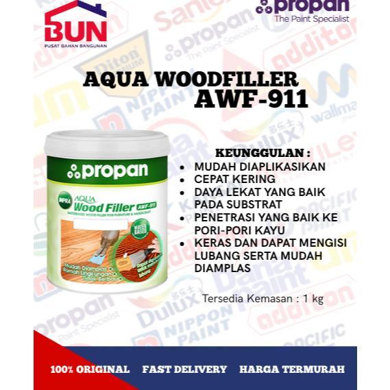 DEMPUL KAYU WATERBASED PROPAN IMPRA AQUA WOOD FILLER 1KG