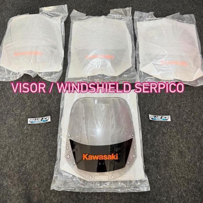 Serpico Visor Windshield Wind Shield Tameng Fairing Kaca Windshield Serpico Kawasaki Serpico Premium