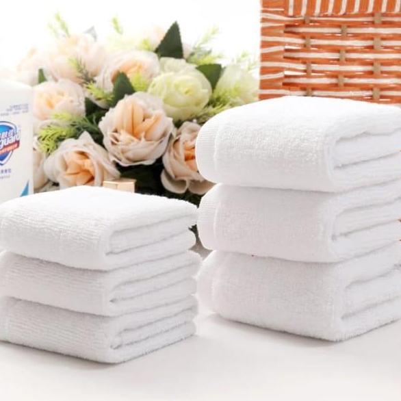 Handuk Mandi Dewasa Handuk Hotel 100 Cotton Putih Polos 70 X 140