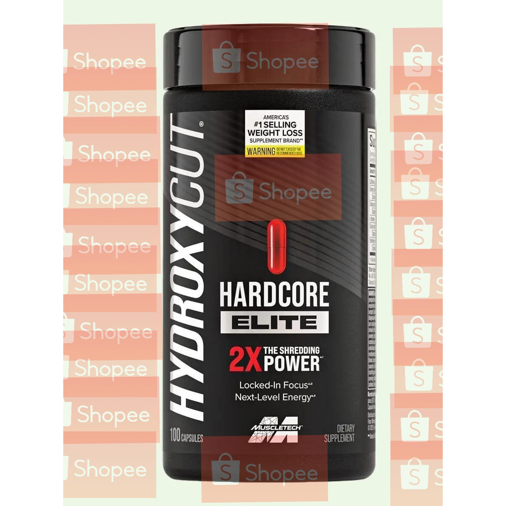 MuscleTech, Hydroxycut Hardcore Elite, 100 Caps