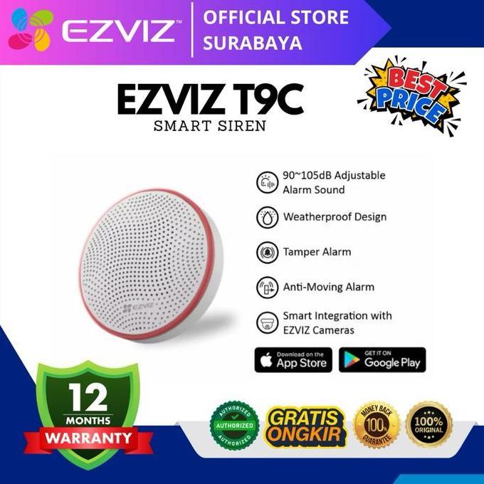 HARGA DISC - Ezviz T9C Smart Home Siren Alarm