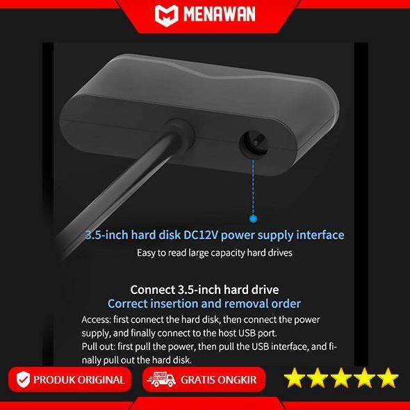 Netyou- Converter Sata To Usb 3.0 Adapter Hdd Kabel Konektor Hardisk External