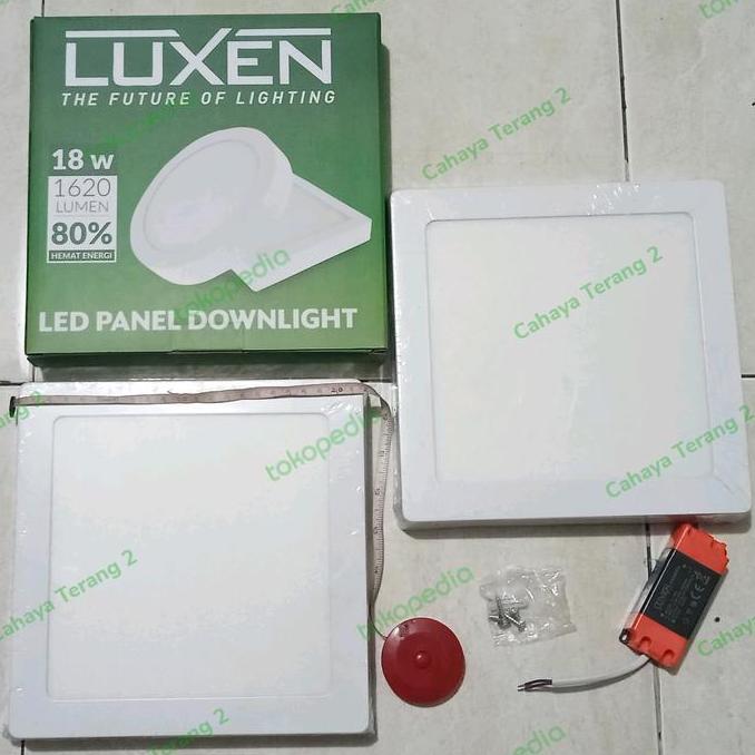 LAMPU LED PANEL OB (OUTBOW) KOTAK 18 WATT LAMPU LED 18W TEMPEL PLAFON PM99