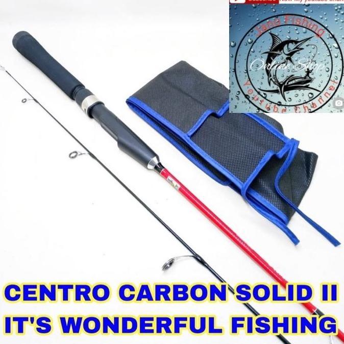 Joran Centro Carbon solid II 120cm,135cm 4-10lb (TERBAIK) (TERBARU) (TERMURAH)