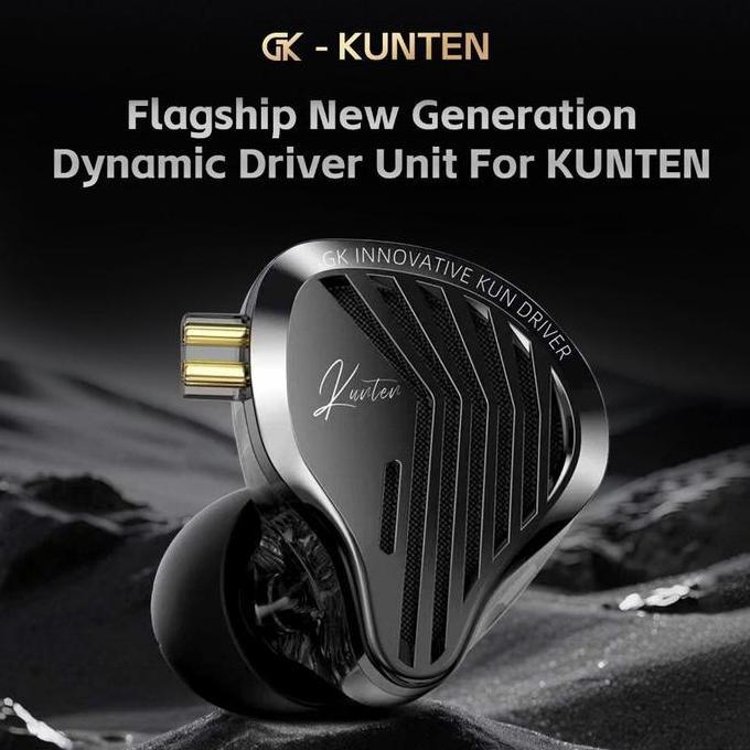 GK-KUNTEN GK KUNTEN Earphone Ultra Wide Frequency Dynamic Driver HiFi IEM Earphone