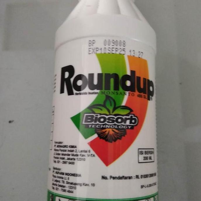 Roundup 486SL Herbisida Sistemik Racun Rumput 200 ml (TERBAIK) (TERBARU) (TERMURAH)