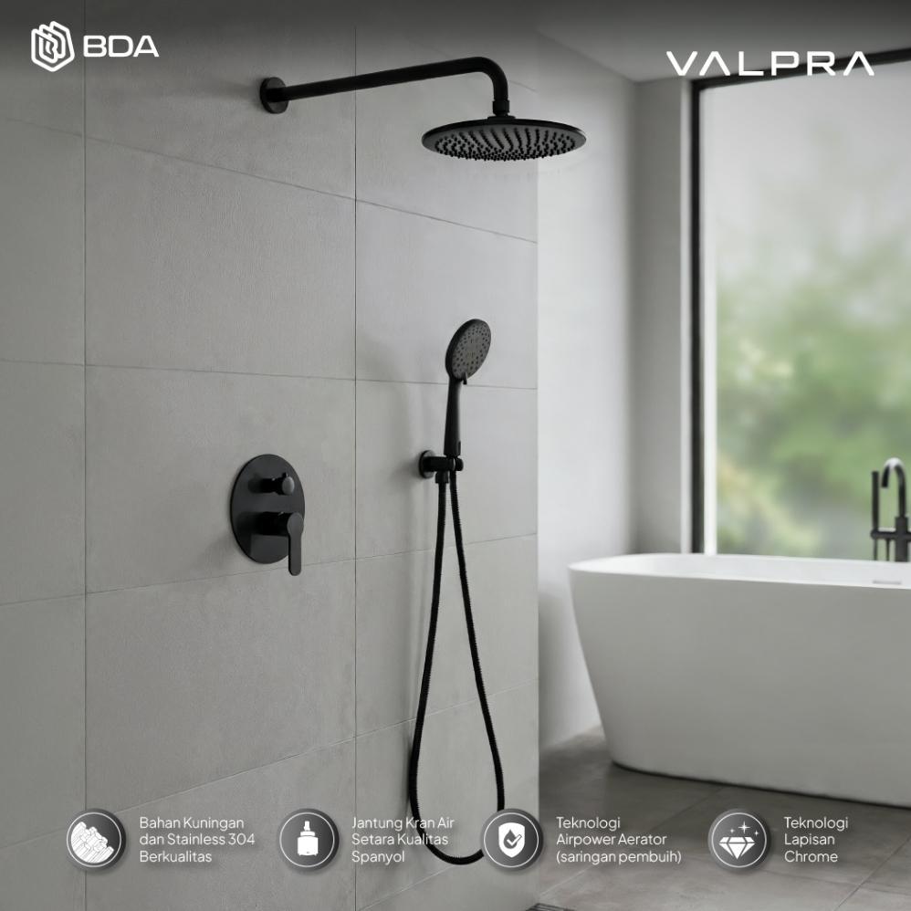 leles Valpra Shower Kamar Mandi Set Shower Set Tanam Shower Mandi Panas Dingin V CS 5701