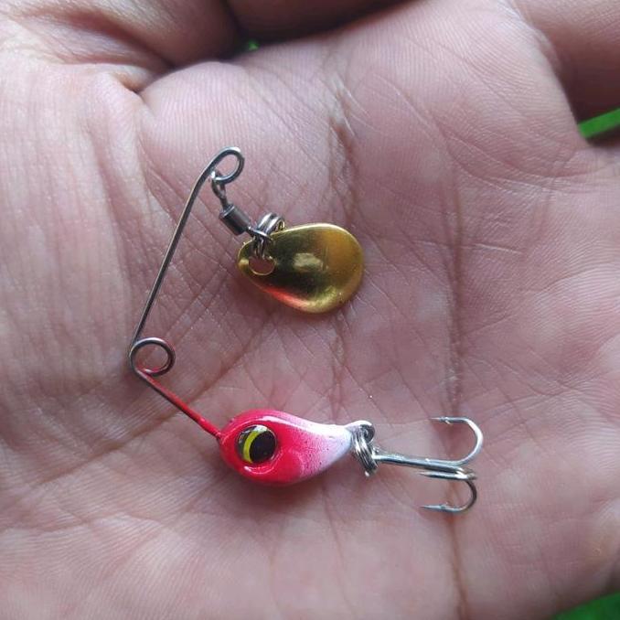 UMPAN PANCING LURE CASTING GABUS MINI V SPINER 7GR (TERBAIK) (TERBARU) (TERMURAH)