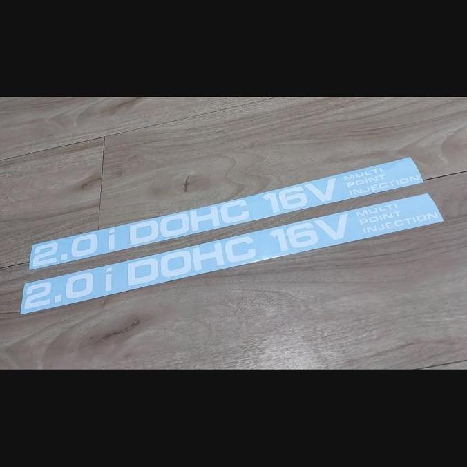 Stiker mobil 2.0 DOHC 16V MPI Mitsubishi Eterna