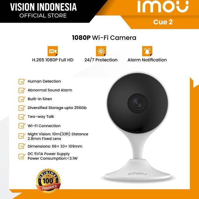 IMOU CUE 2 CCTV WIRELESS 1080P CCTV IMOU IP CAMERA IMOU CUE 2