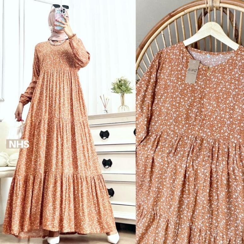 Grosir Madame Dress Gamis Rayon Viscose Size Xl-Xxxxl