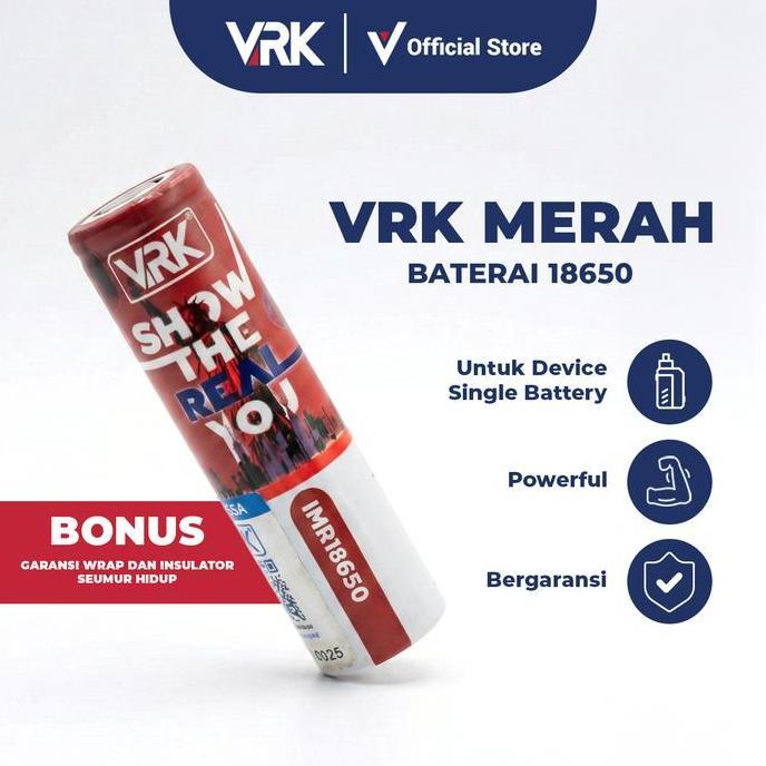 Baterai VRK 2500mAh Battery 18650 VRK