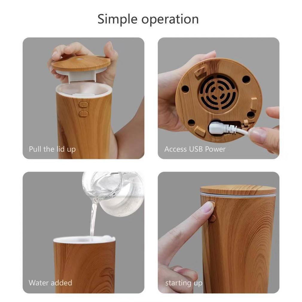 TERBARU USB CAR DIFFUSER HUMIDIFIER ULTRASONIC TANPA STIK KAPAS UNTUK MOBIL ESSENTIAL OIL AROMATERAP