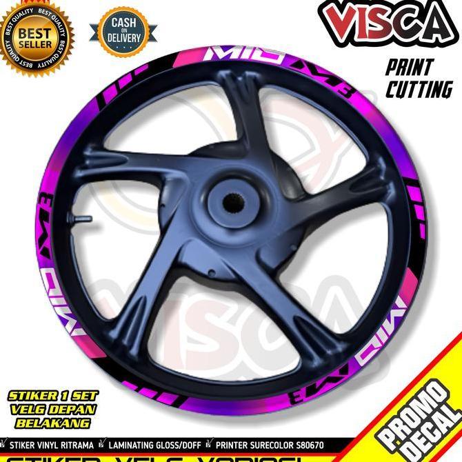 Stiker Velg List Velg Motor Stiker Velg MIO M3 BUNGLON Motorcycle