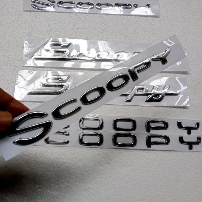 EMBLEM ORI HONDA SCOOPY, EMBLEM HONDA SCOOPY ORIGINAL